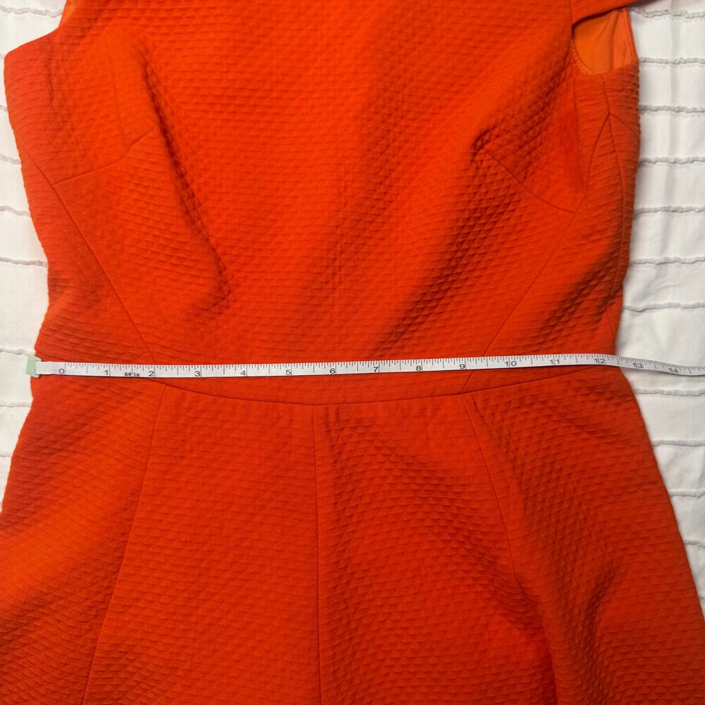4C Brenta Orange Dress Women's 2 Anthropologie Dopamine Wedding Guest Euro Vacay - Picture 5 of 16